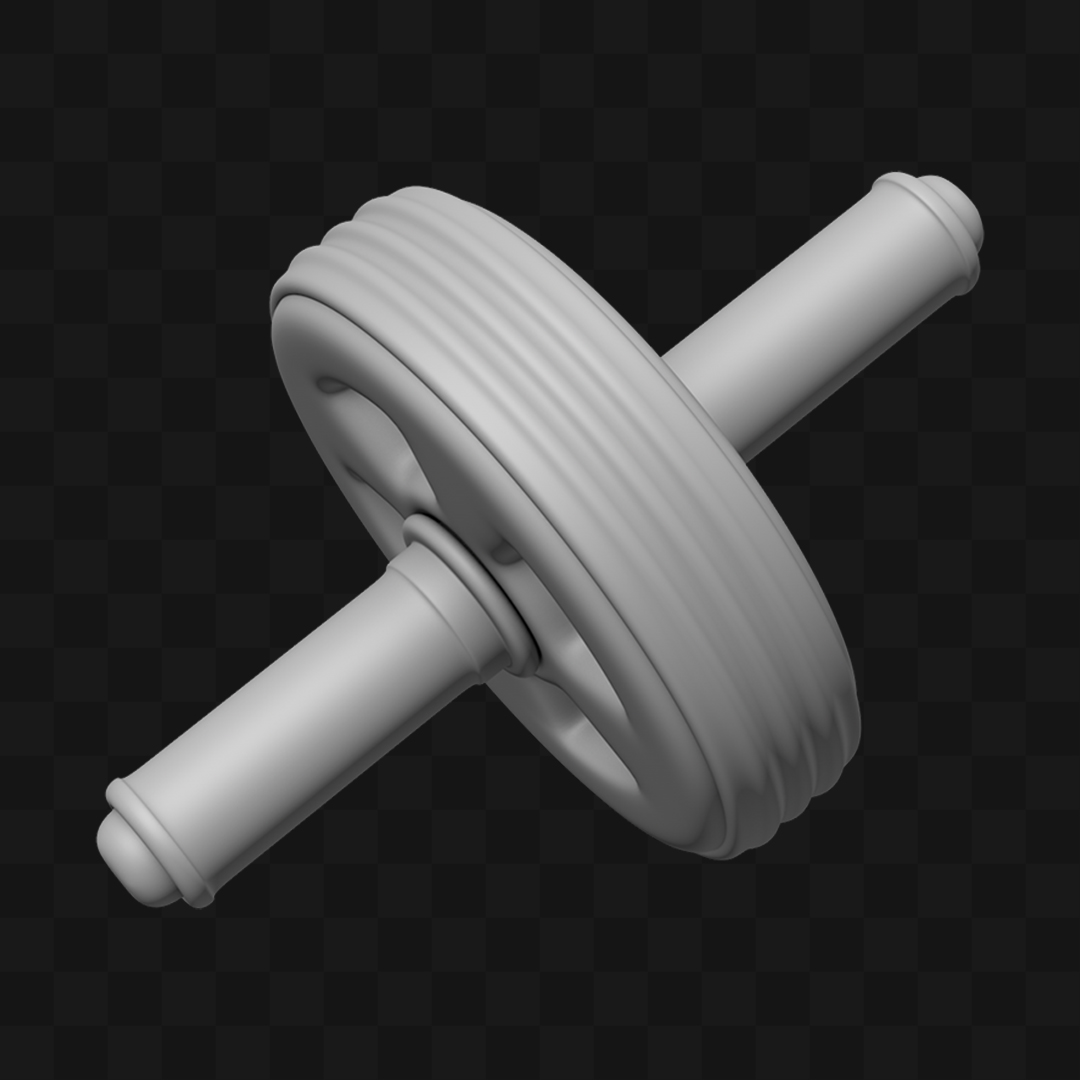 Roda para Abdominal Academia - Modelo 3D