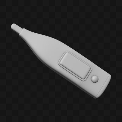 Termômetro Cartoon - Modelo 3D