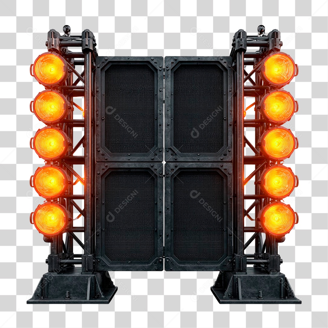 Estrutura de Palco Led PNG Transparente