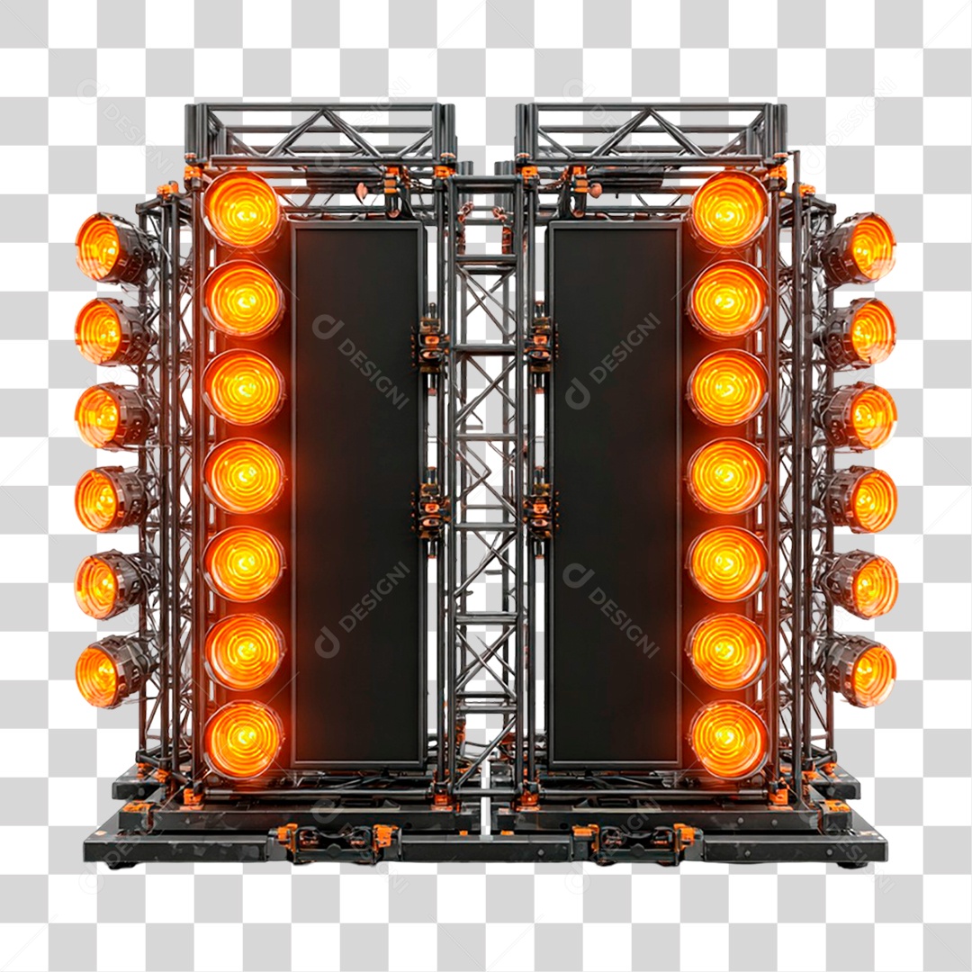 Estrutura de Palco Led PNG Transparente