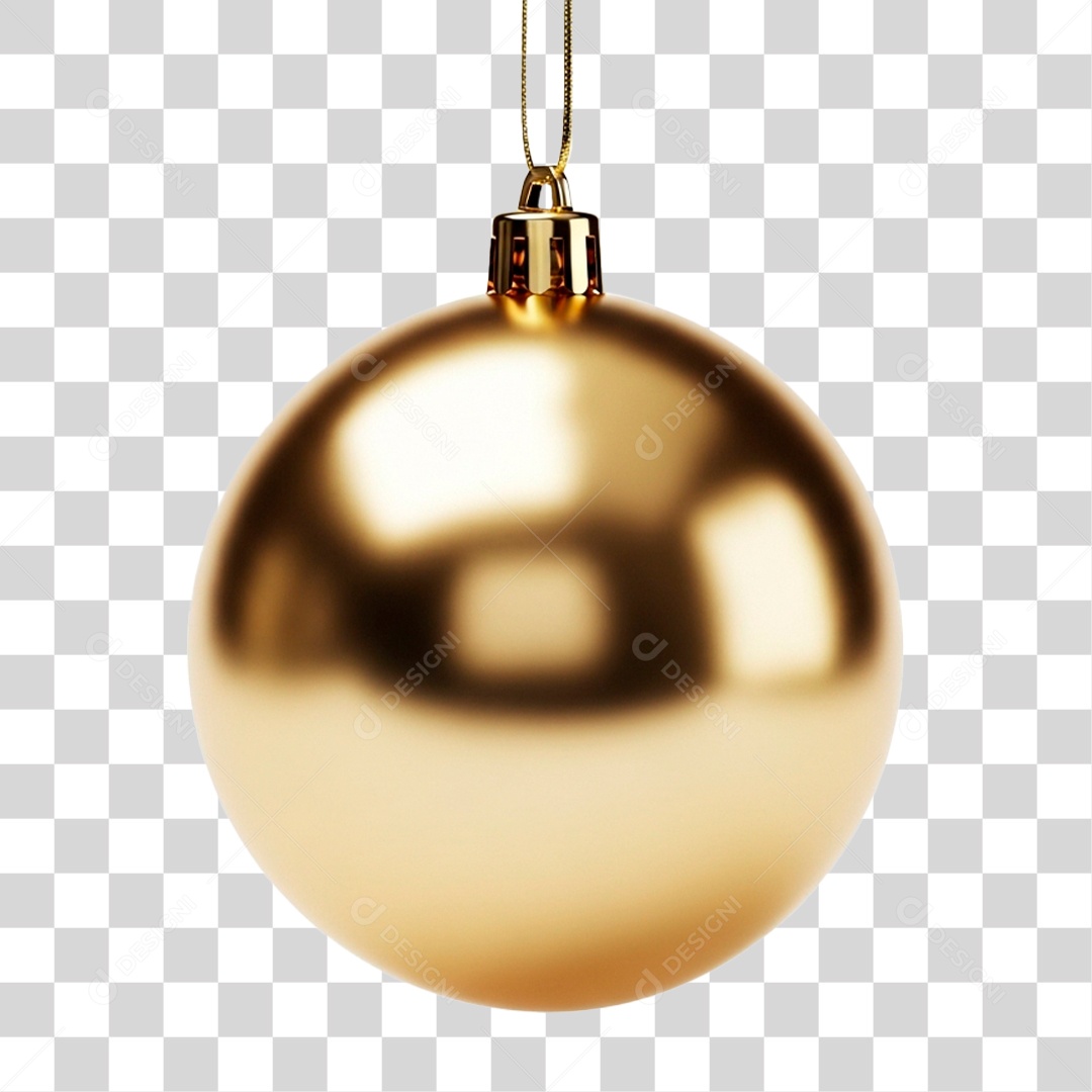 Bola de Natal PNG Transparente