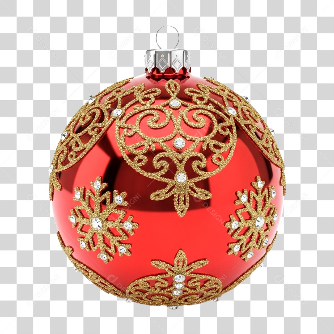 Bola de Natal PNG Transparente