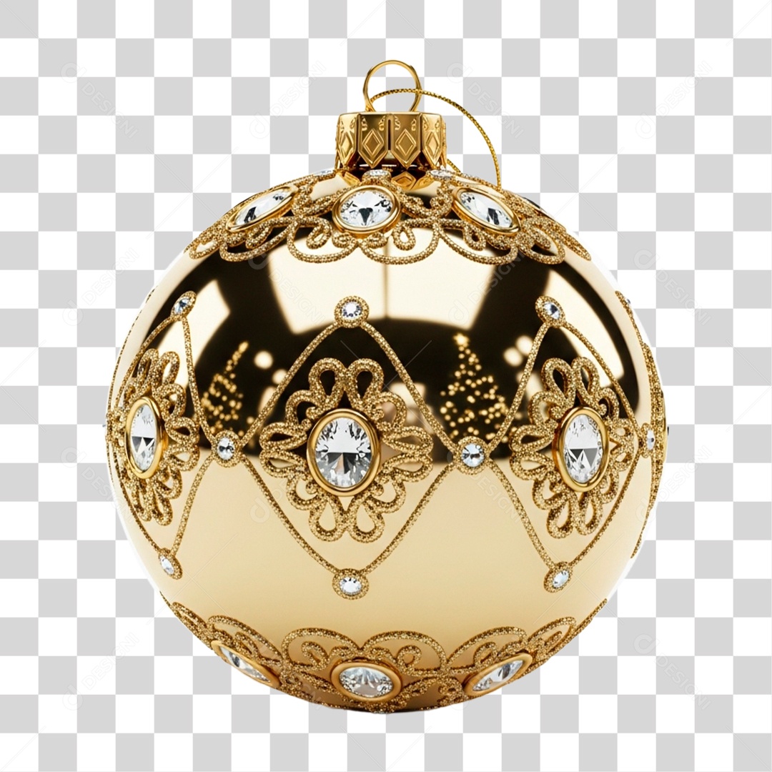 Bola de Natal PNG Transparente