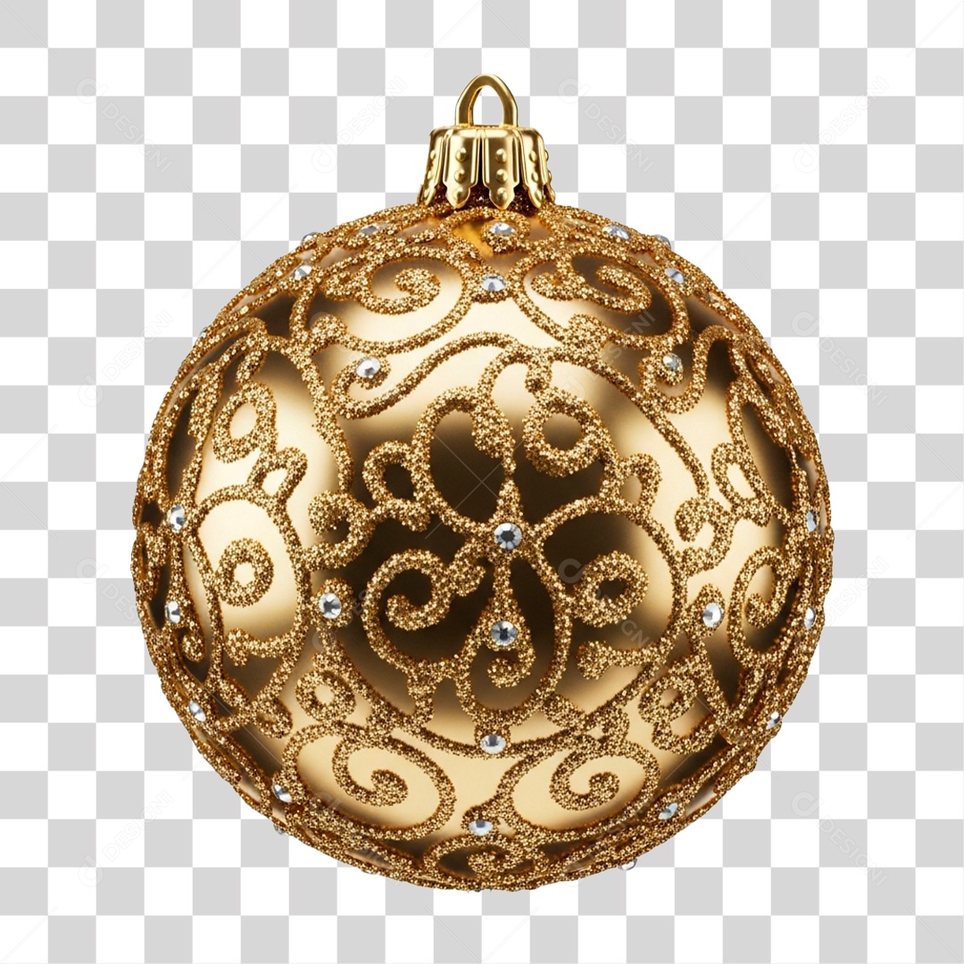 Bola de Natal PNG Transparente