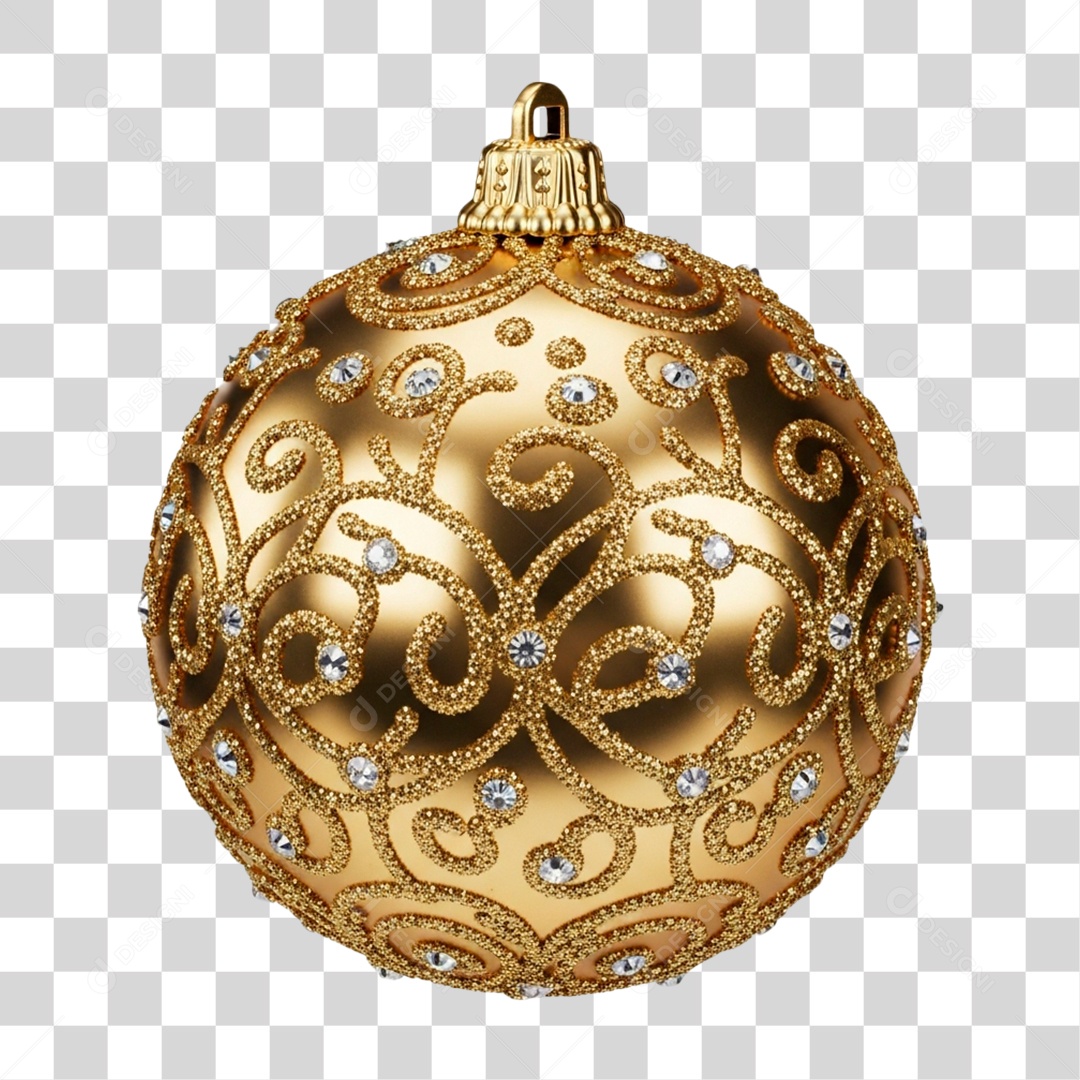 Bola de Natal PNG Transparente