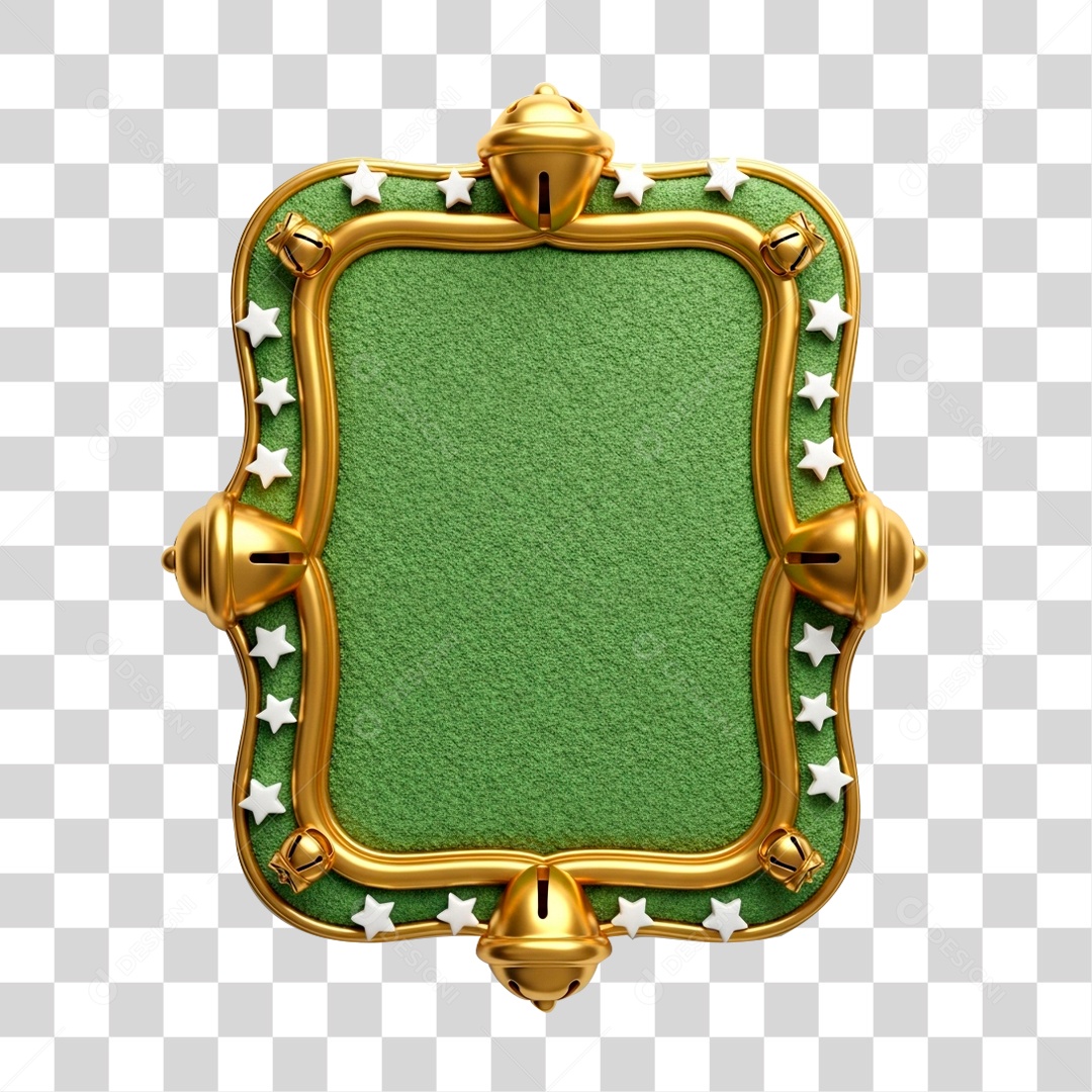 Moldura com Tema Natalino PNG Transparente