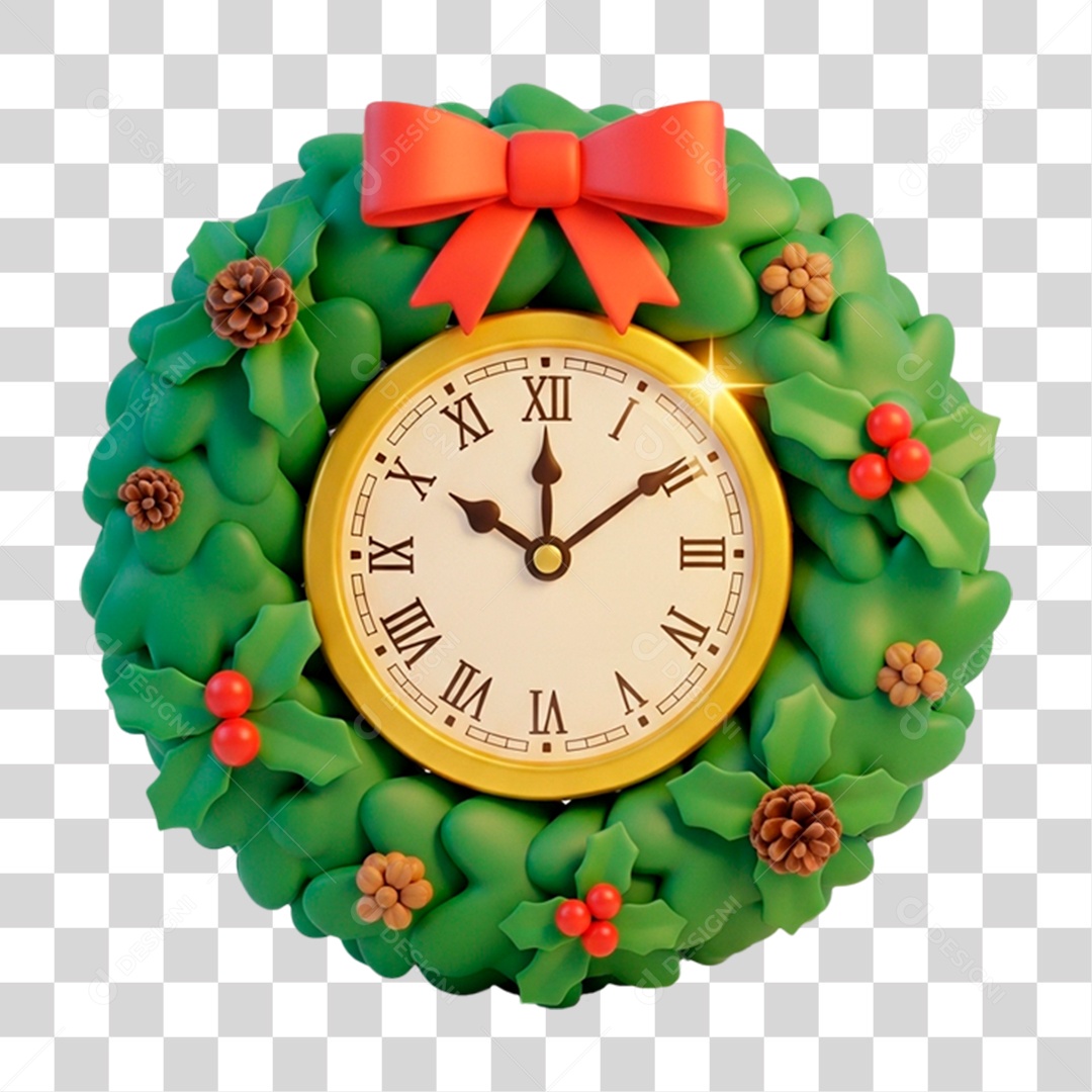 Guirlanda de Natal PNG Transparente