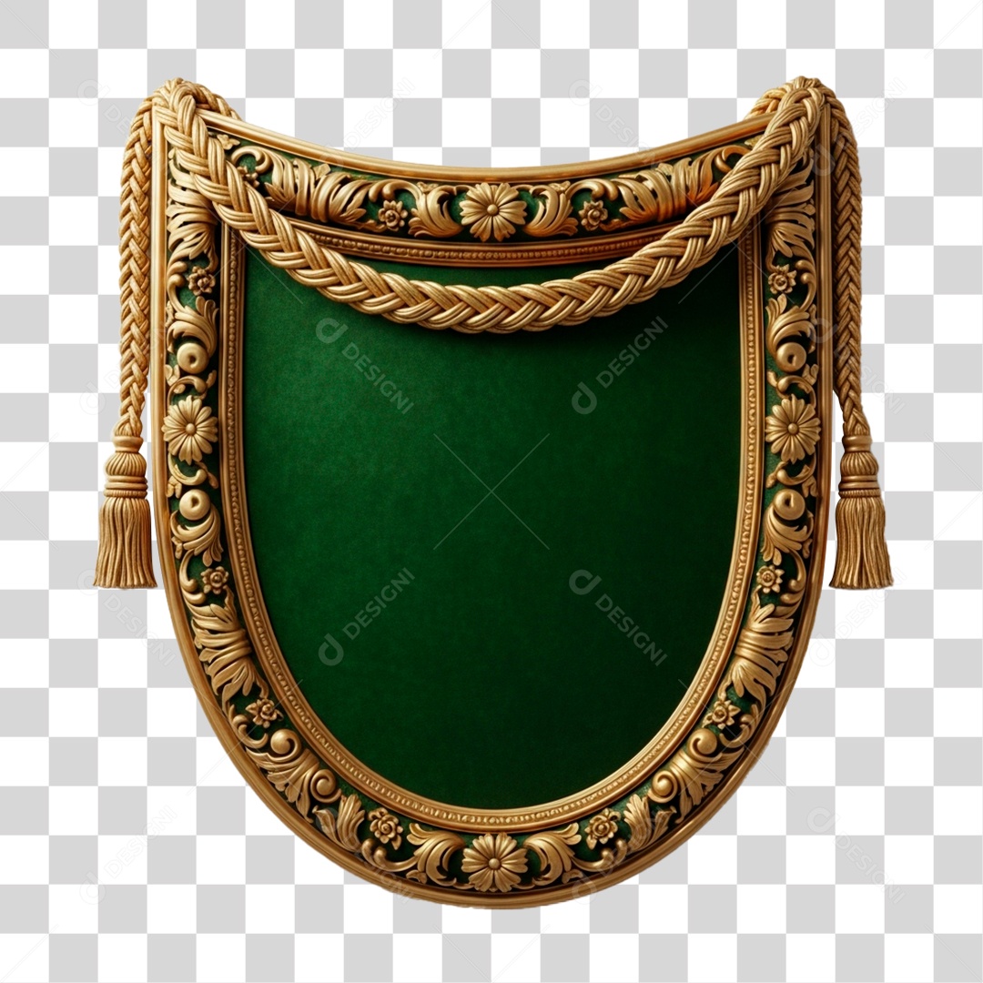 Moldura com Tema Natalino PNG Transparente