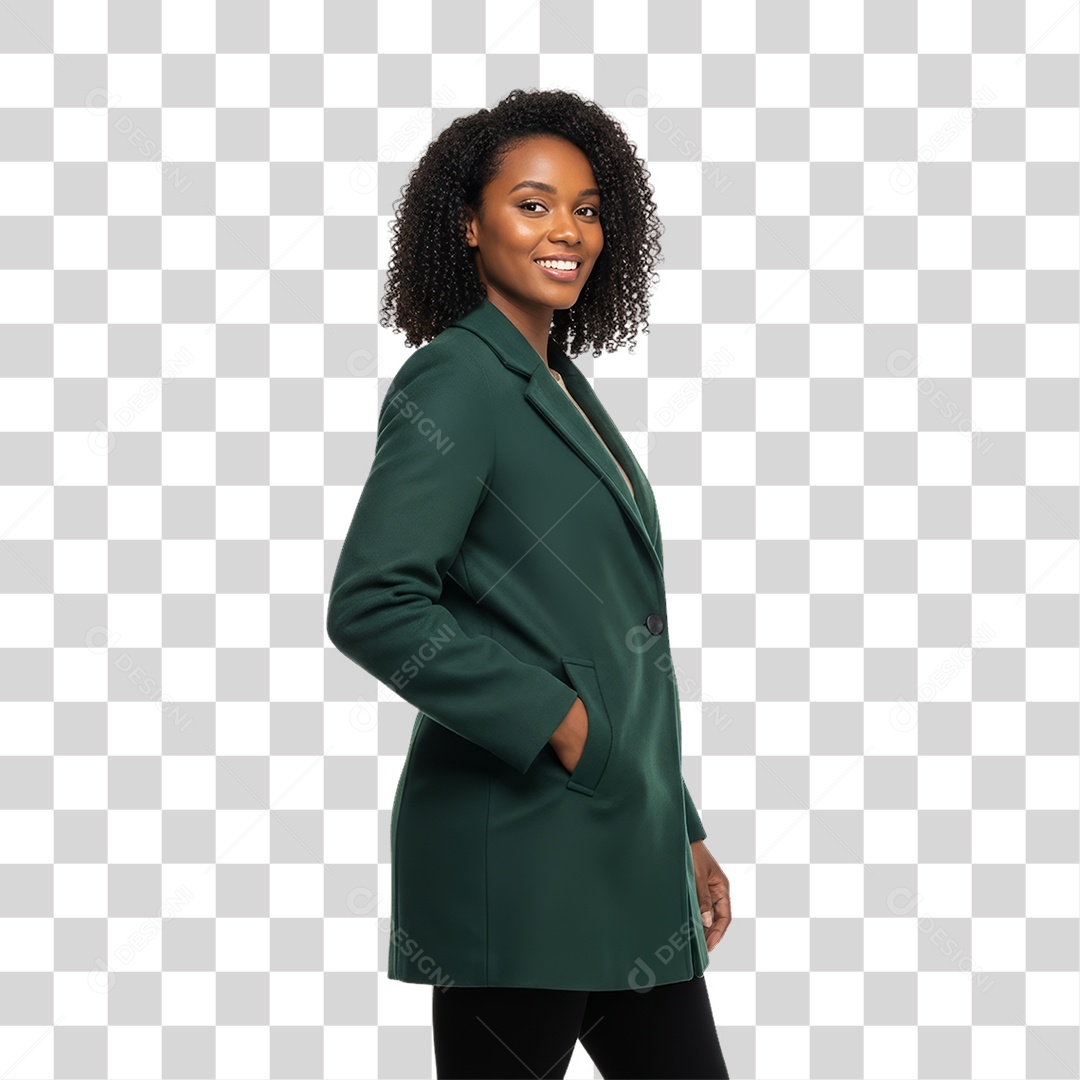 Mulher Modelo Fazendo Pose para Foto PNG Transparente