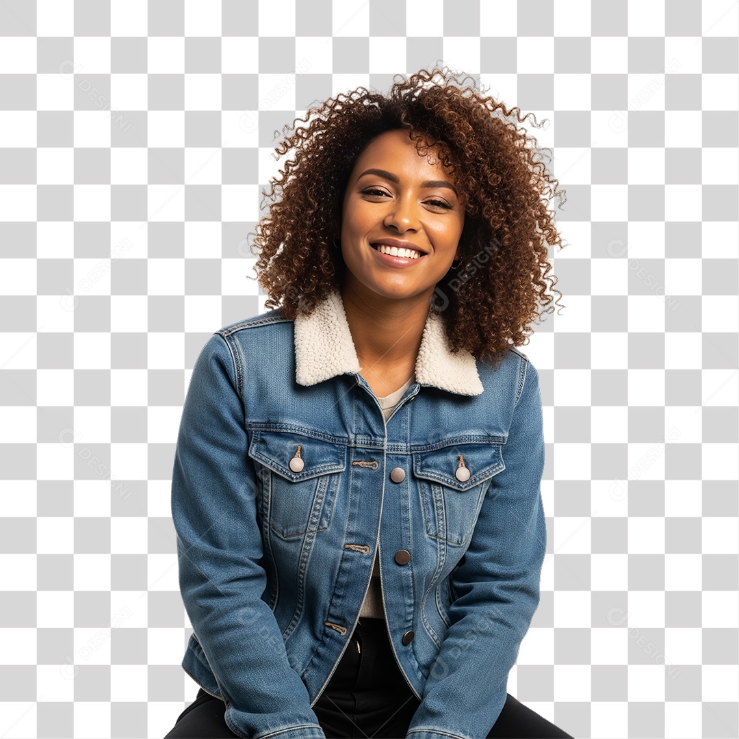 Mulher Modelo Fazendo Pose para Foto PNG Transparente