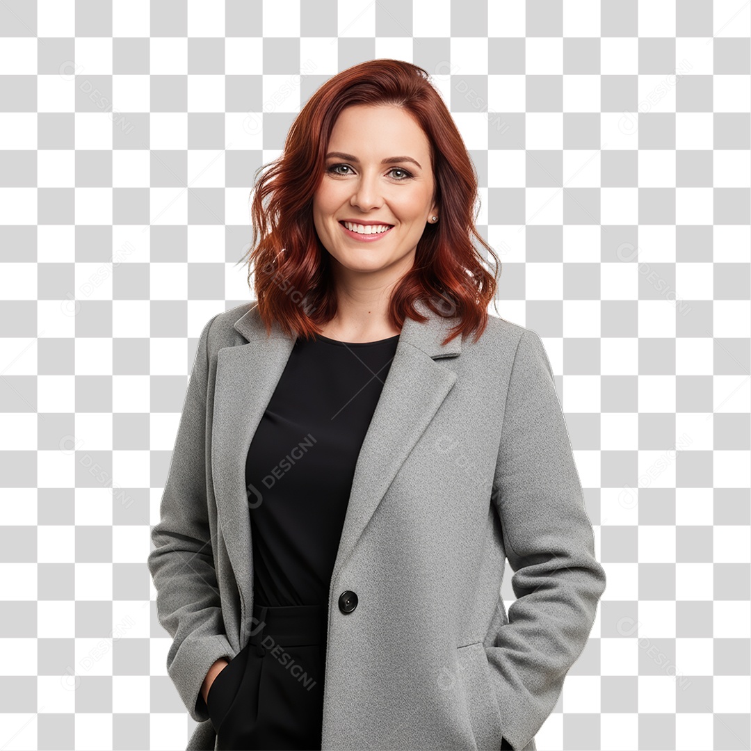 Mulher Modelo Fazendo Pose para Foto PNG Transparente