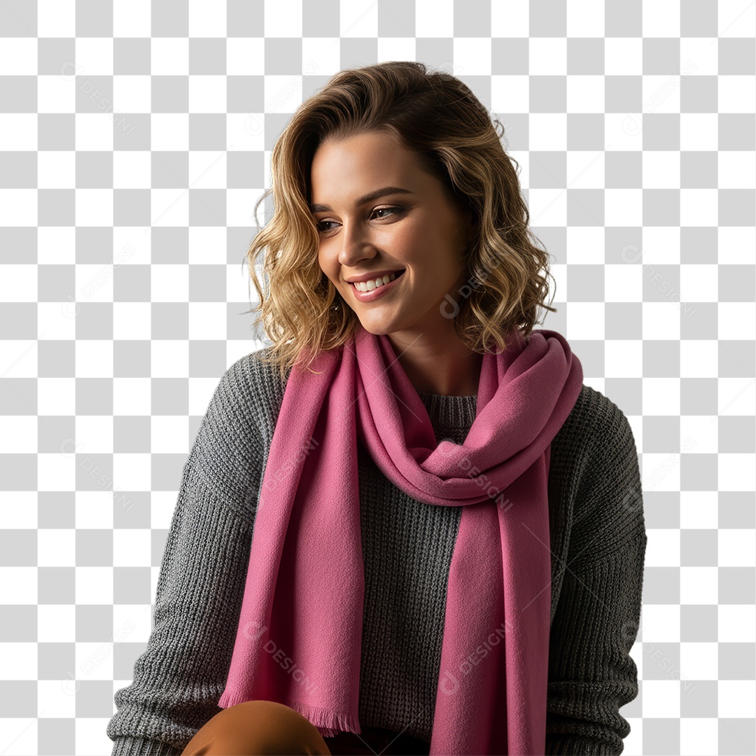 Mulher Modelo Fazendo Pose para Foto PNG Transparente