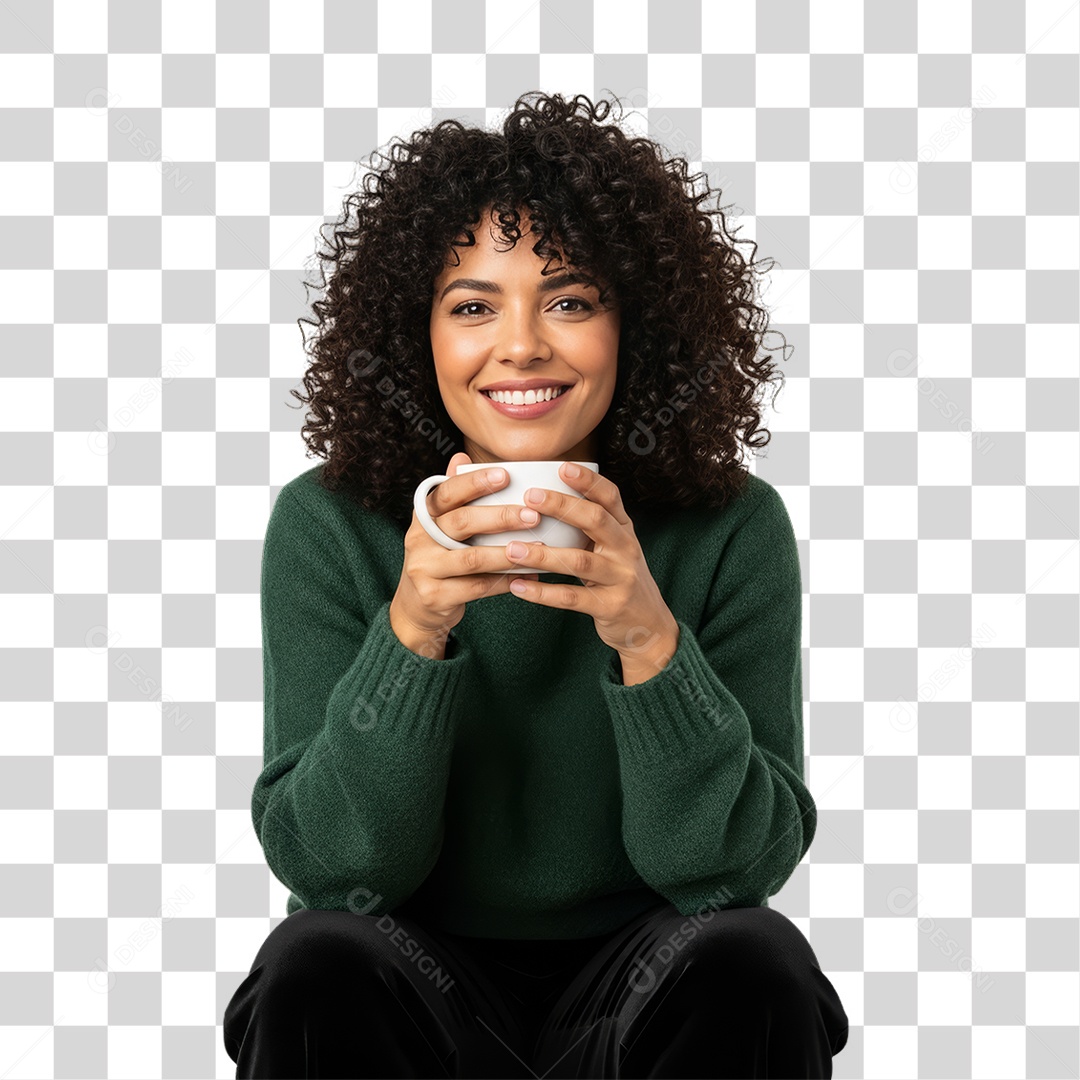 Mulher Modelo Fazendo Pose para Foto PNG Transparente