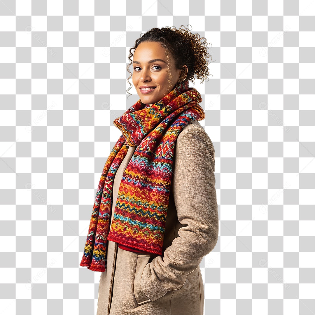 Mulher Modelo Fazendo Pose para Foto PNG Transparente