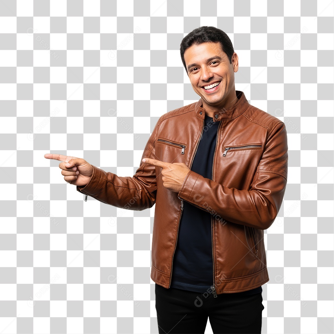 Homem Modelo Fazendo Pose para Foto PNG Transparente