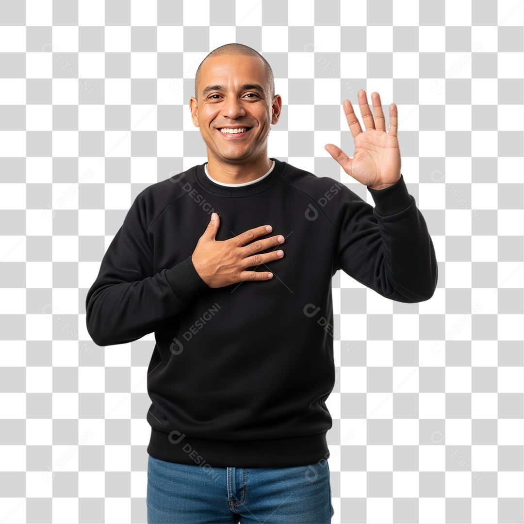 Homem Modelo Fazendo Pose para Foto PNG Transparente