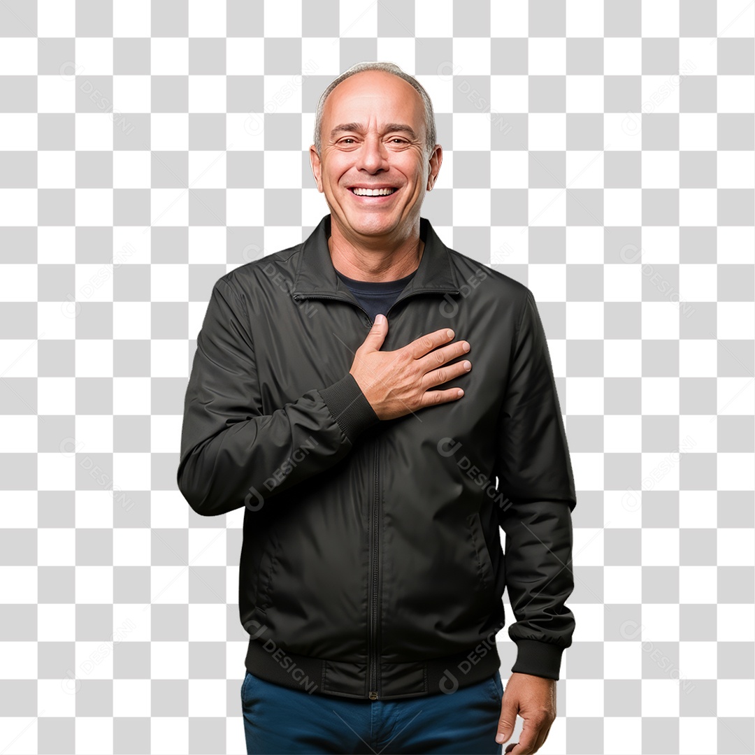 Homem Modelo Fazendo Pose para Foto PNG Transparente