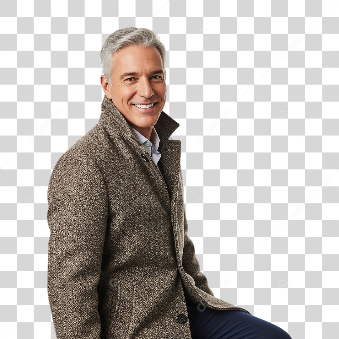 Homem Modelo Fazendo Pose para Foto PNG Transparente