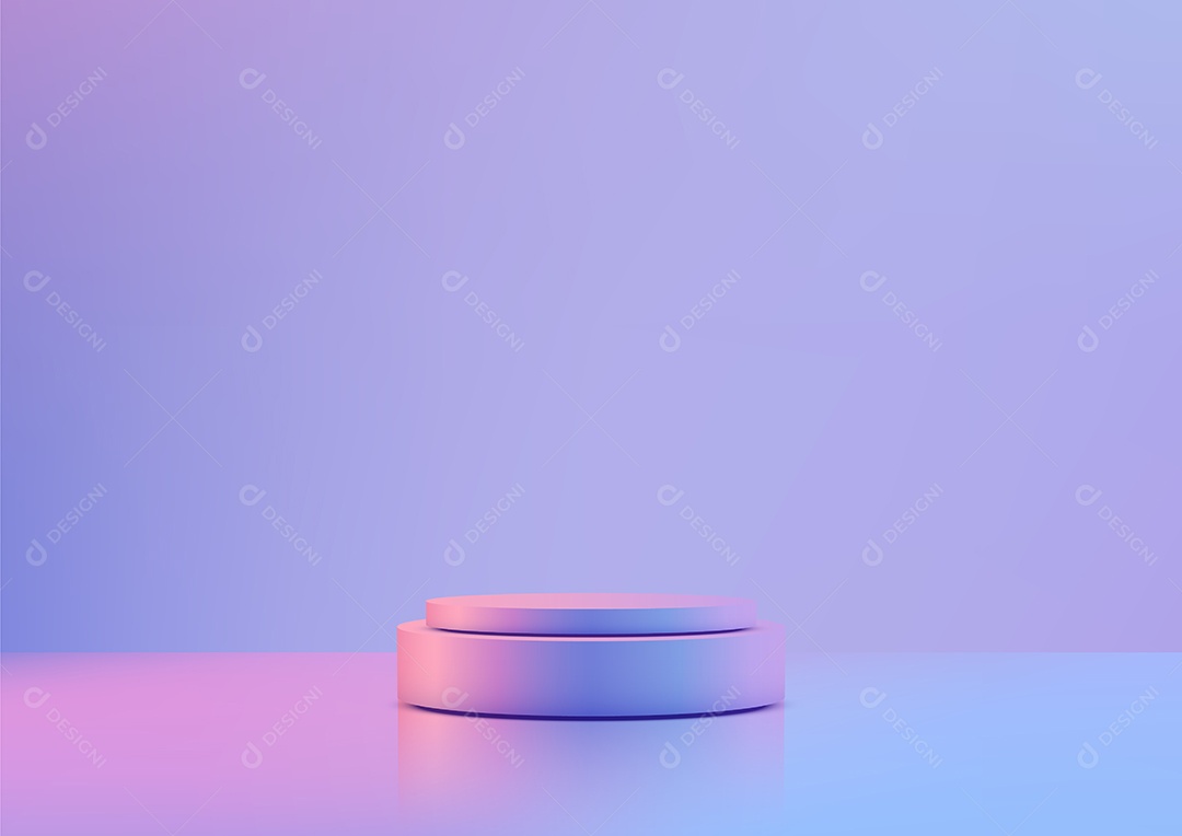 Modelo de Cenário de Pódio Vetor EPS Editável