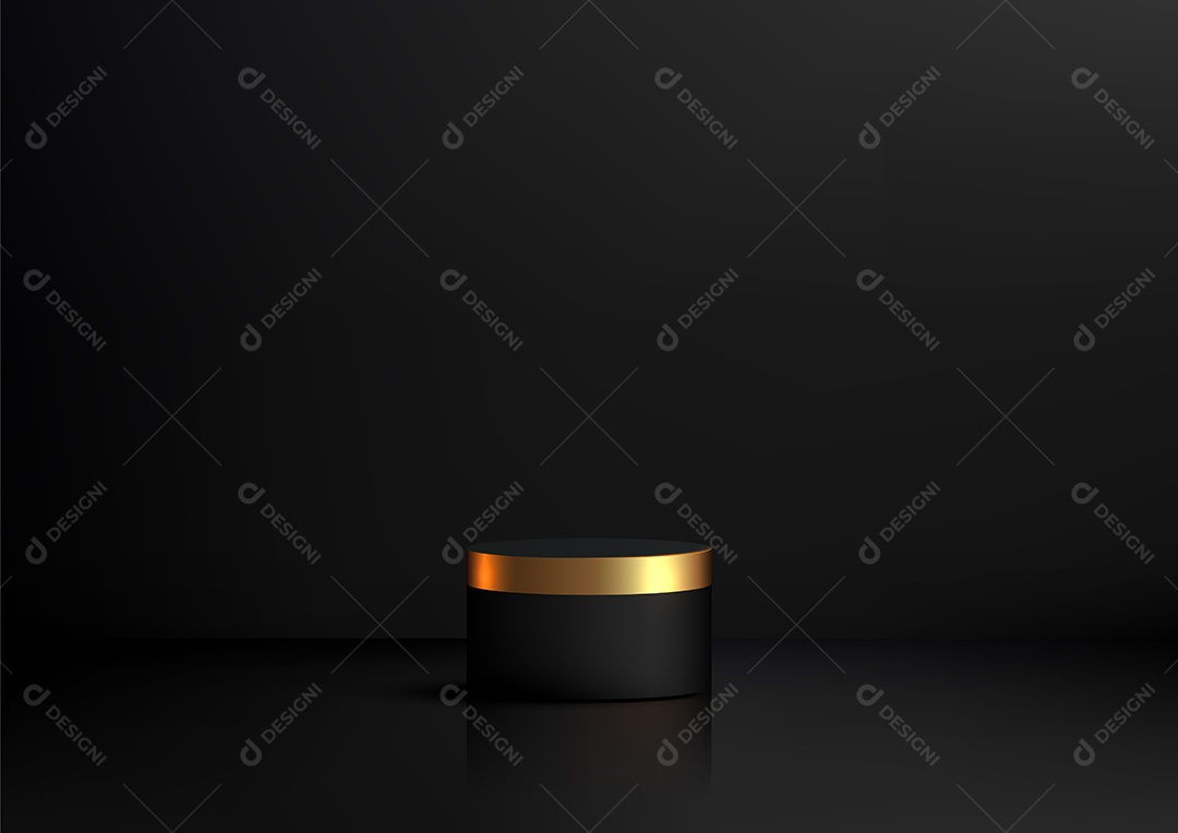 Modelo de Cenário de Pódio Vetor EPS Editável