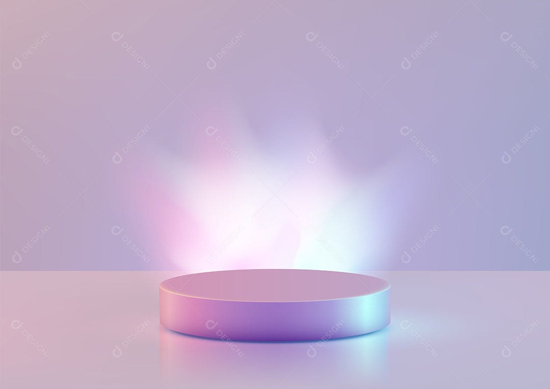 Modelo de Cenário de Pódio Vetor EPS Editável