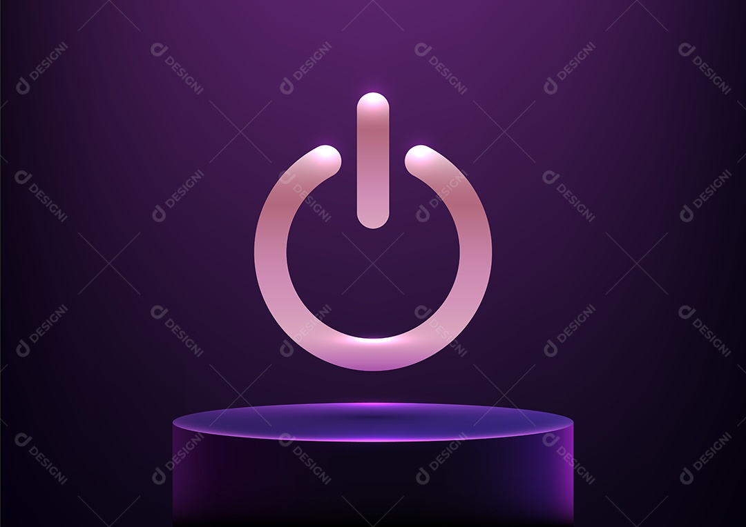 Modelo de Cenário de Pódio Vetor EPS Editável