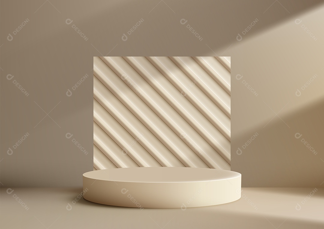 Modelo de Cenário de Pódio Vetor EPS Editável