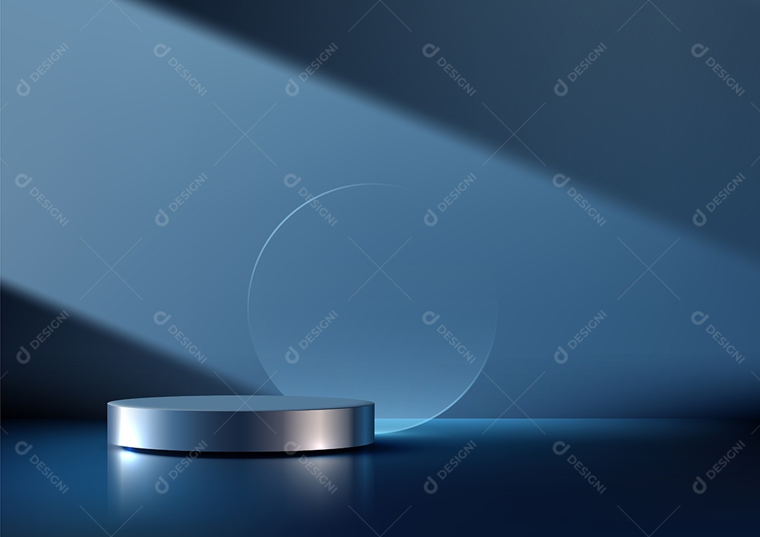 Modelo de Cenário de Pódio Vetor EPS Editável