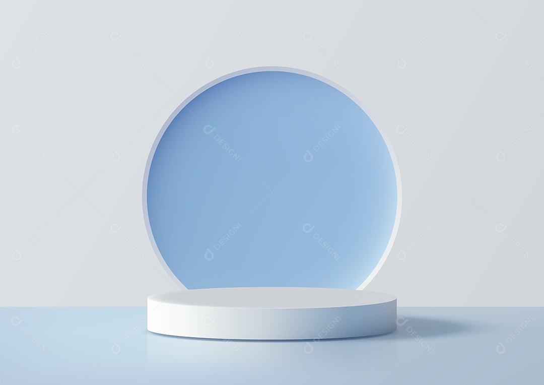 Modelo de Cenário de Pódio Vetor EPS Editável