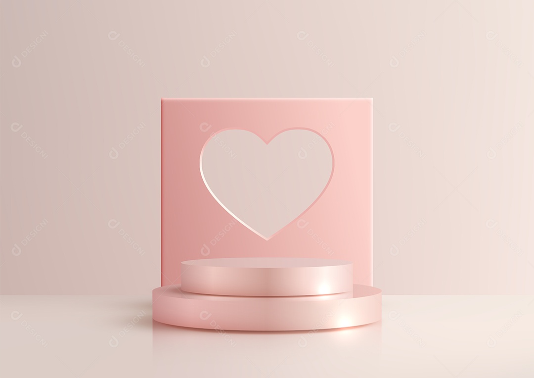 Modelo de Cenário de Pódio Vetor EPS Editável