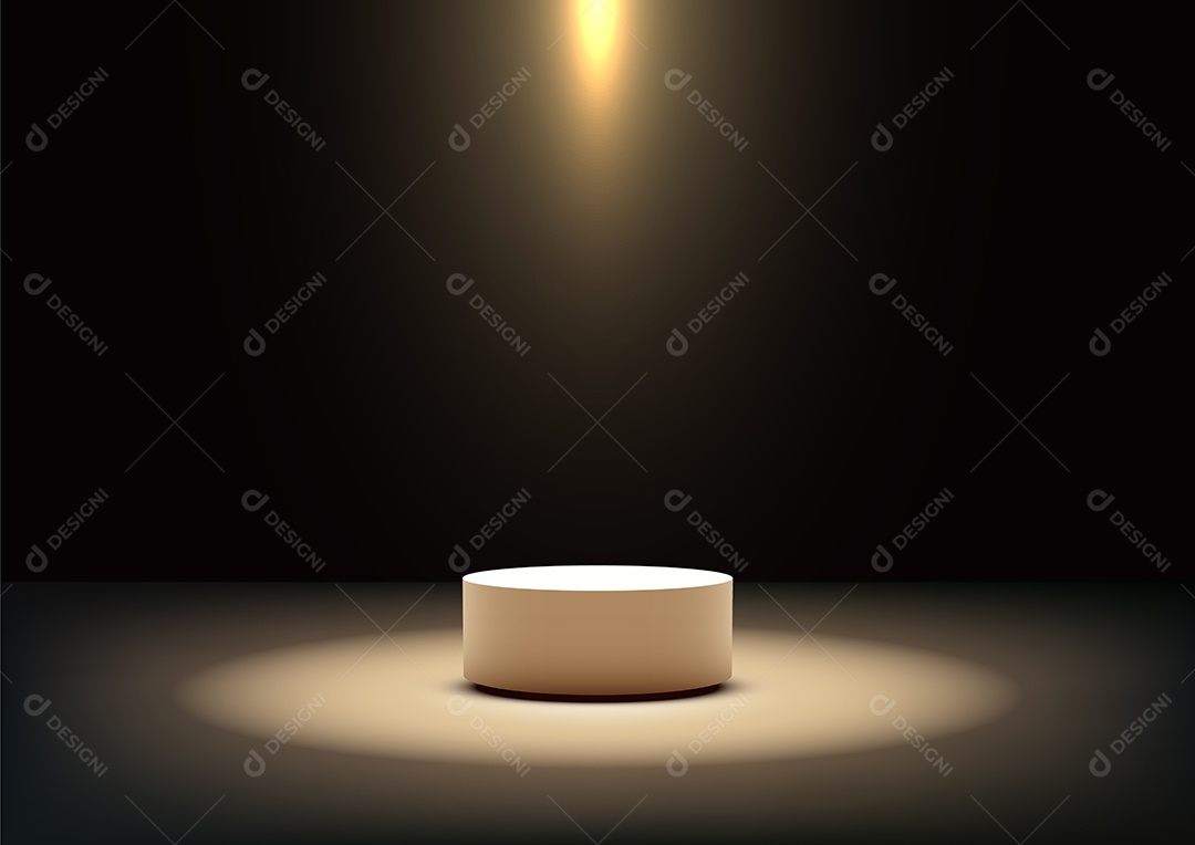 Modelo de Cenário de Pódio Vetor EPS Editável