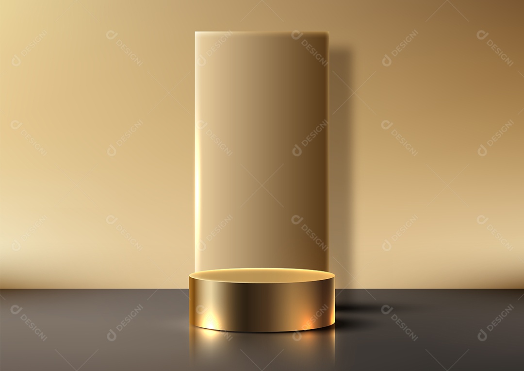 Modelo de Cenário de Pódio Vetor EPS Editável