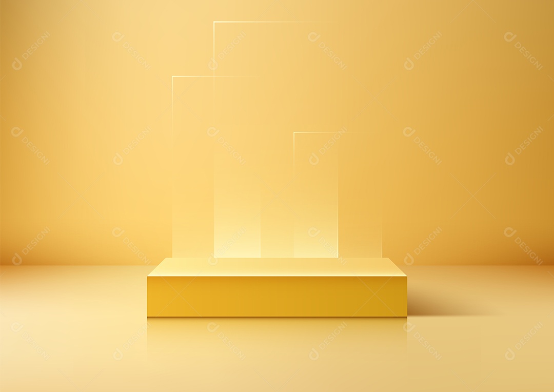 Modelo de Cenário de Pódio Vetor EPS Editável