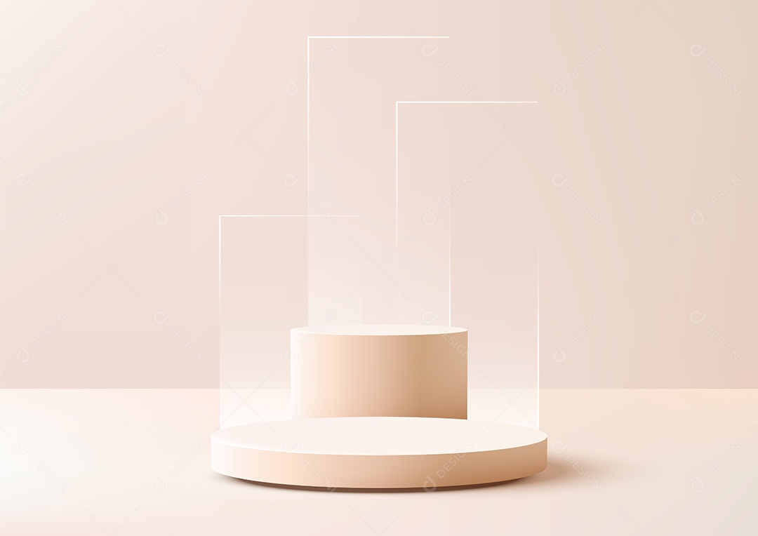 Modelo de Cenário de Pódio Vetor EPS Editável