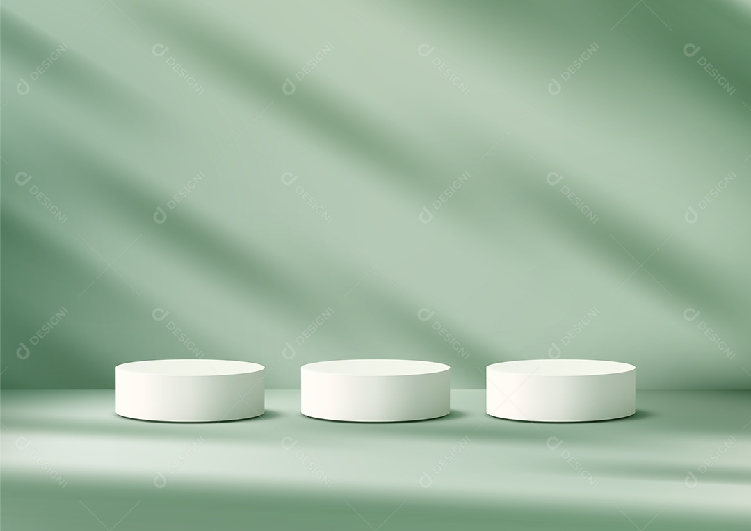 Modelo de Cenário de Pódio Vetor EPS Editável