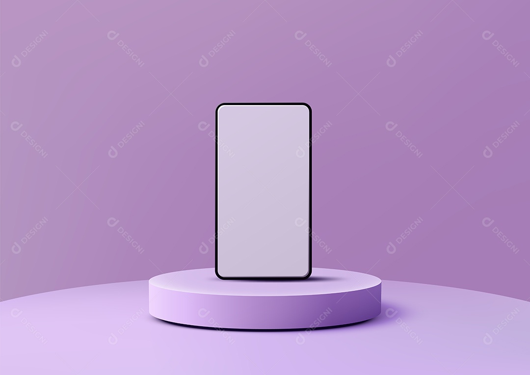 Modelo de Cenário de Pódio Vetor EPS Editável