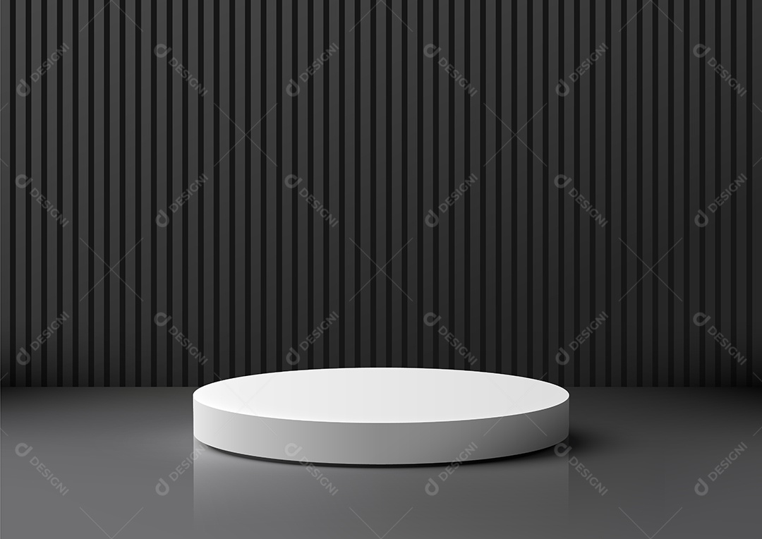 Modelo de Cenário de Pódio Vetor EPS Editável