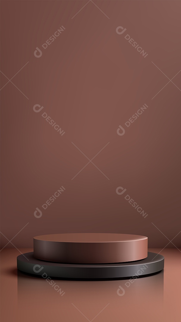 Modelo de Cenário de Pódio Vetor EPS Editável