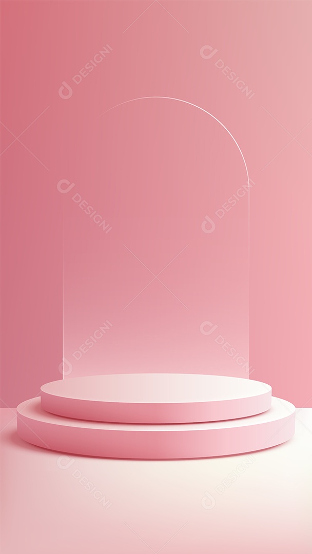 Modelo de Cenário de Pódio Vetor EPS Editável