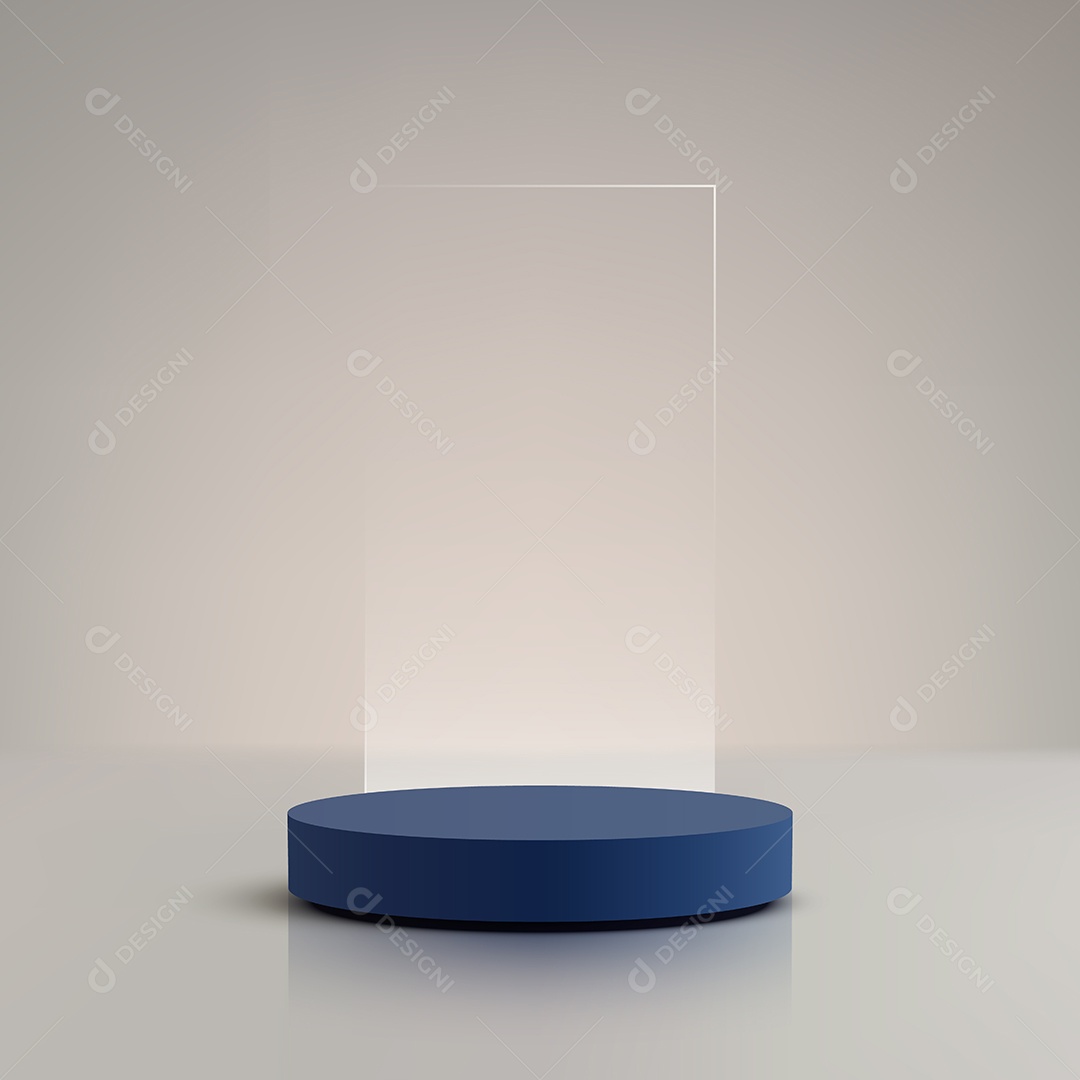 Modelo de Cenário de Pódio Vetor EPS Editável