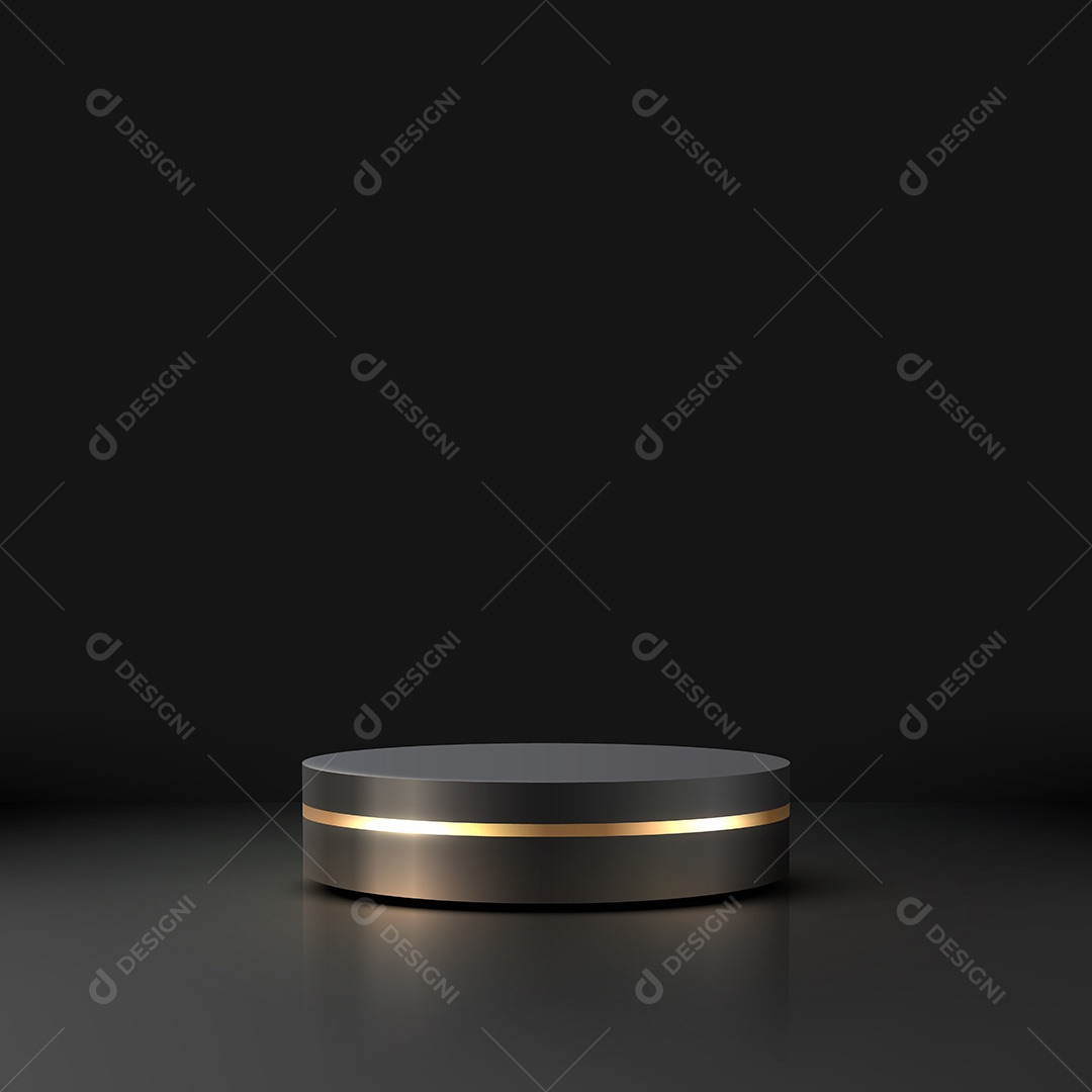 Modelo de Cenário de Pódio Vetor EPS Editável