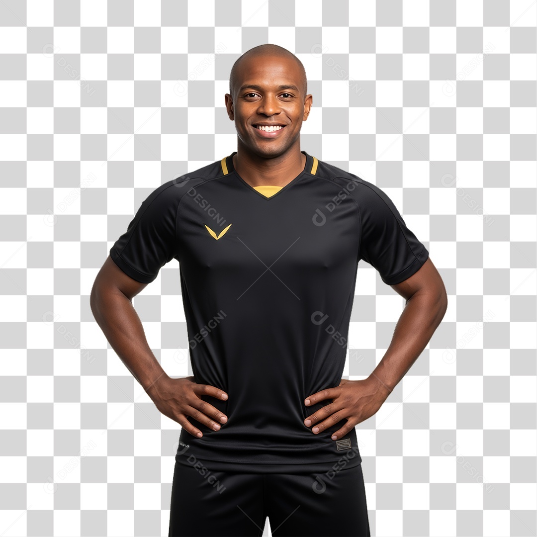 Jogador de Futebol PNG Transparente