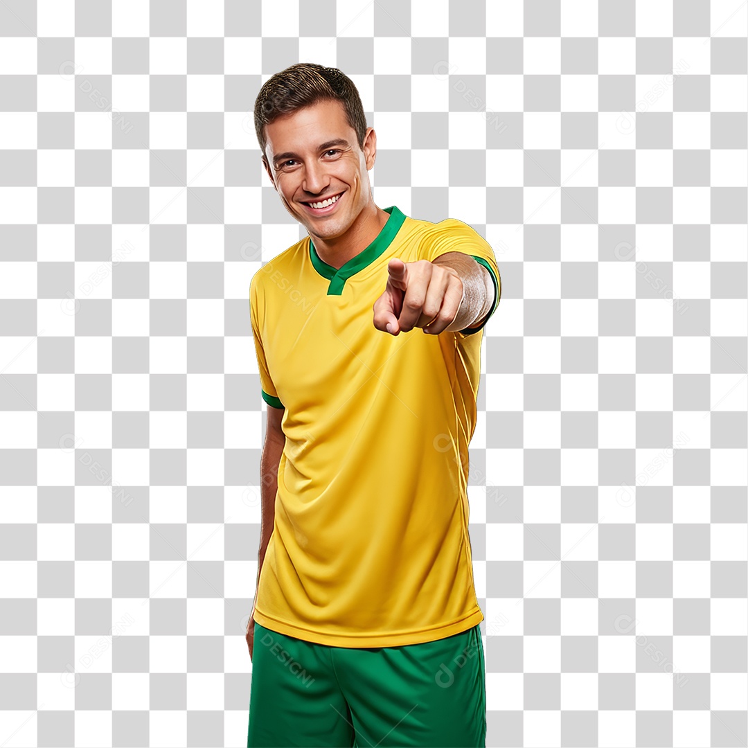 Jogador de Futebol PNG Transparente