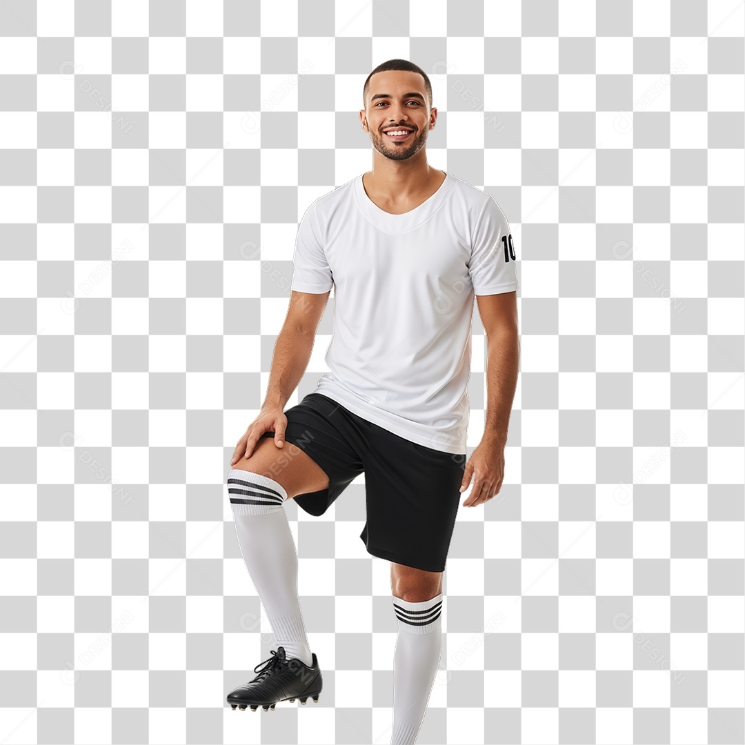 Jogador de Futebol PNG Transparente