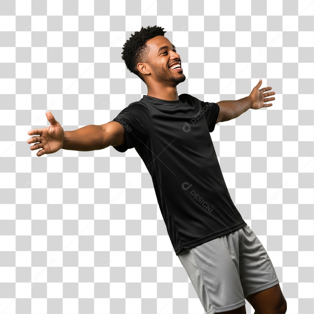 Jogador de Futebol PNG Transparente