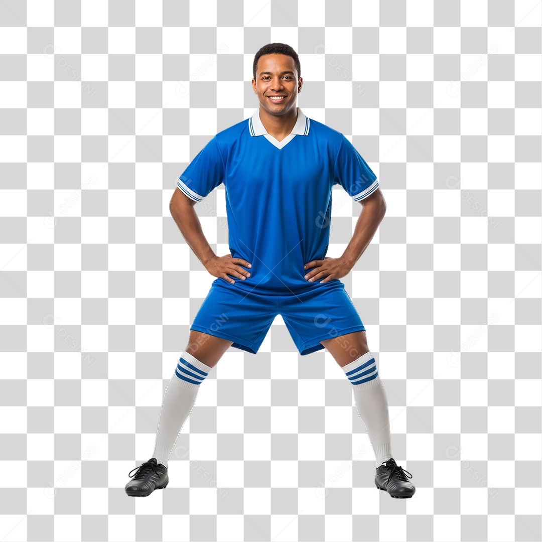 Jogador de Futebol PNG Transparente