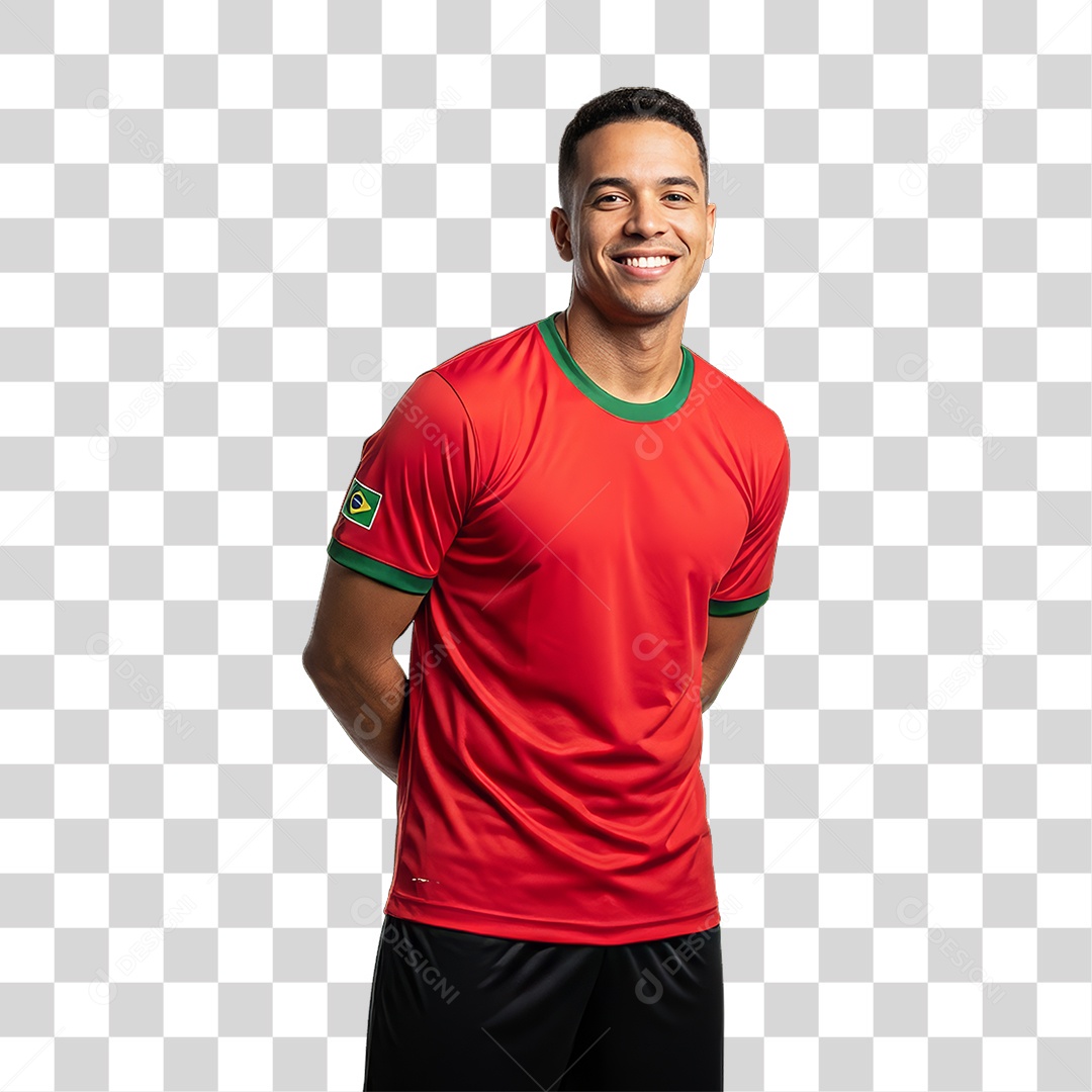 Jogador de Futebol PNG Transparente
