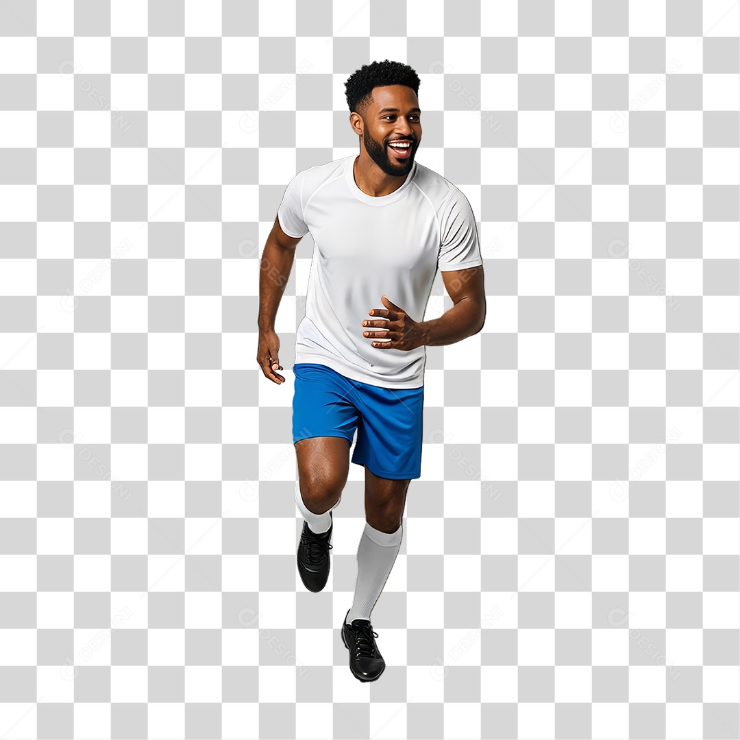 Jogador de Futebol PNG Transparente