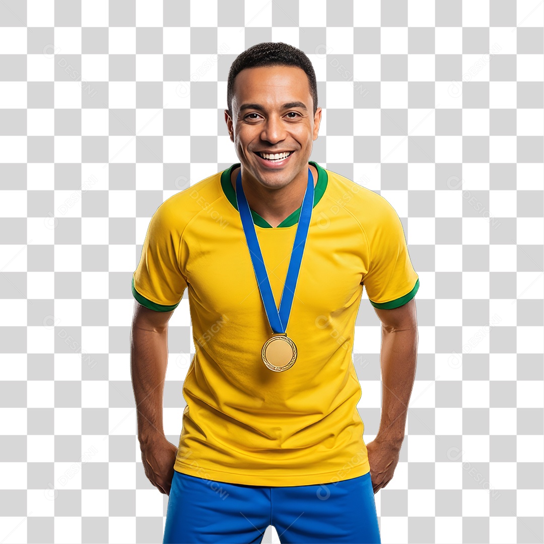 Jogador de Futebol PNG Transparente