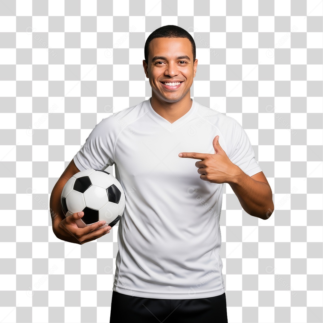 Jogador de Futebol PNG Transparente